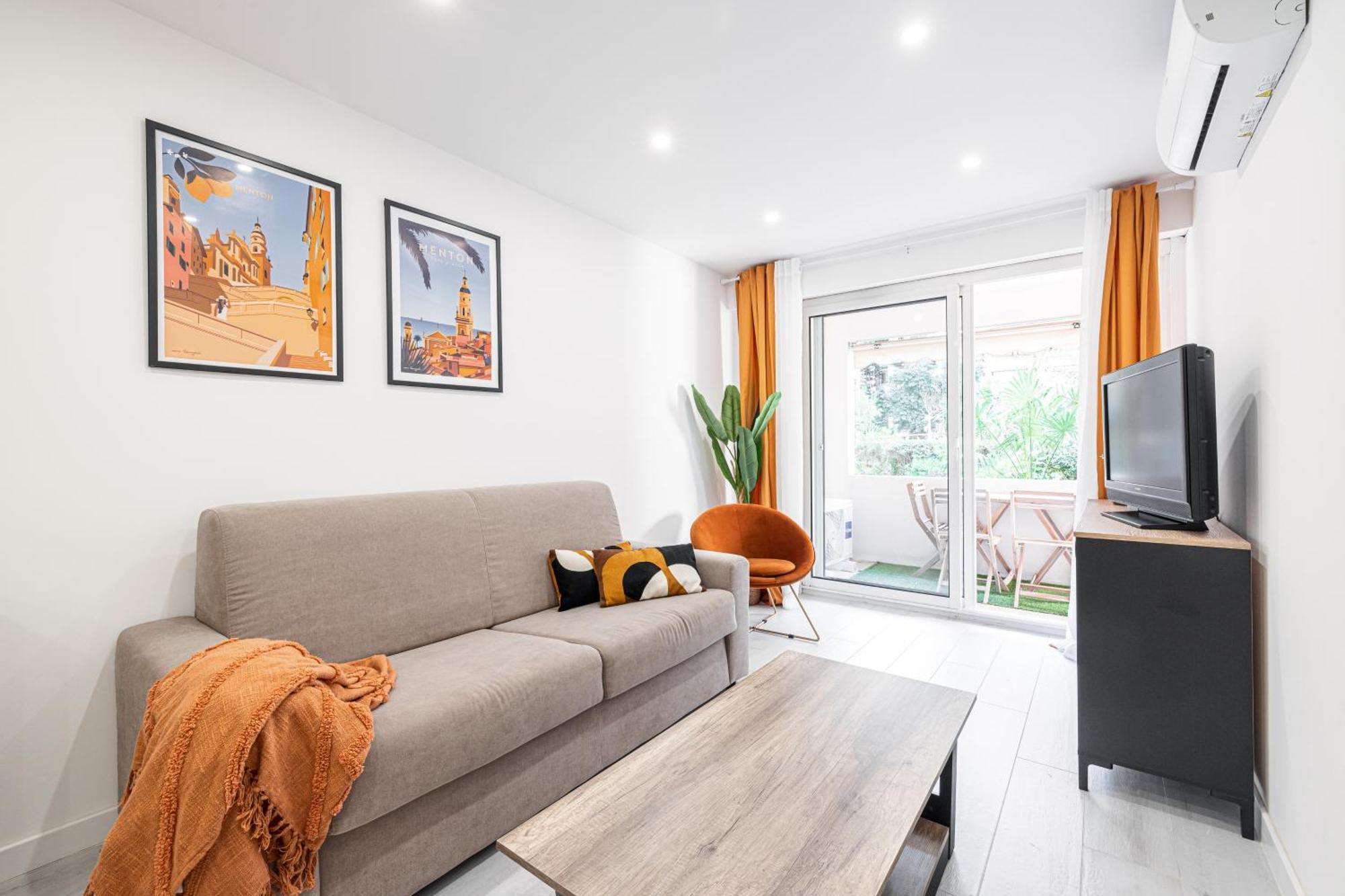 מנטון Eden Park - Charmant 2 Pieces, Proche Plage מראה חיצוני תמונה
